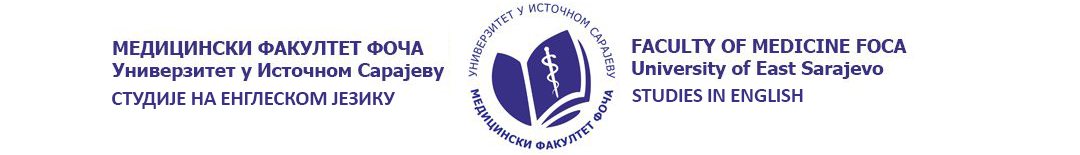 Faculty of Medicine Foca - Studies in English