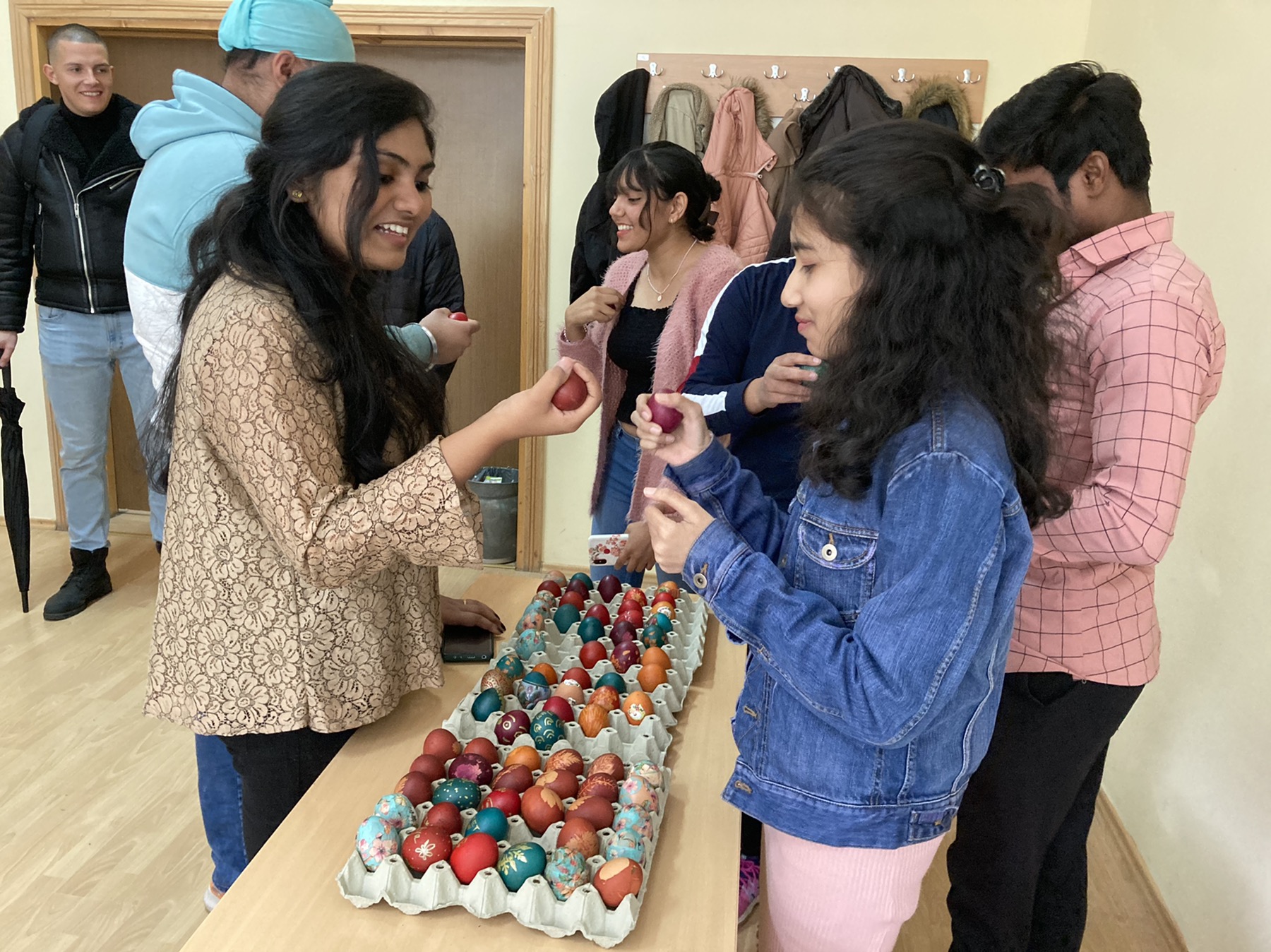 Orhodox Easter celebrated by Indian and Italian students at the Faculty of Medicine Foča