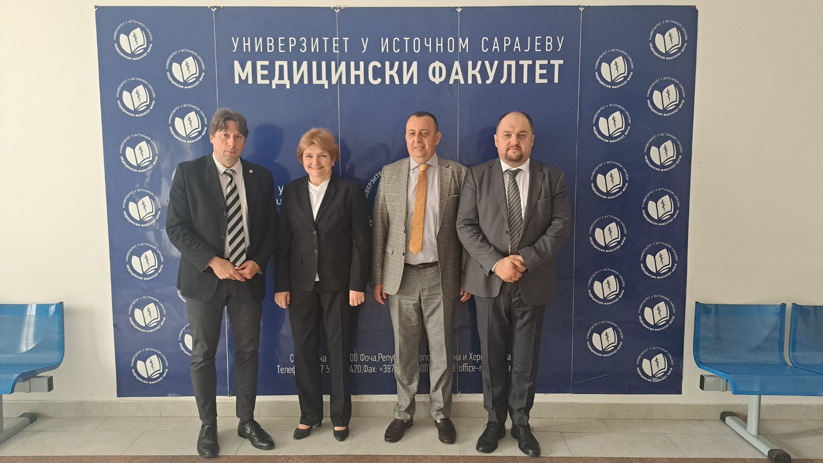 Minister of Health in the Government of the Republic of Serbia, Prof. Dr. Danica Grujicic, visited the Faculty of Medicine Foca